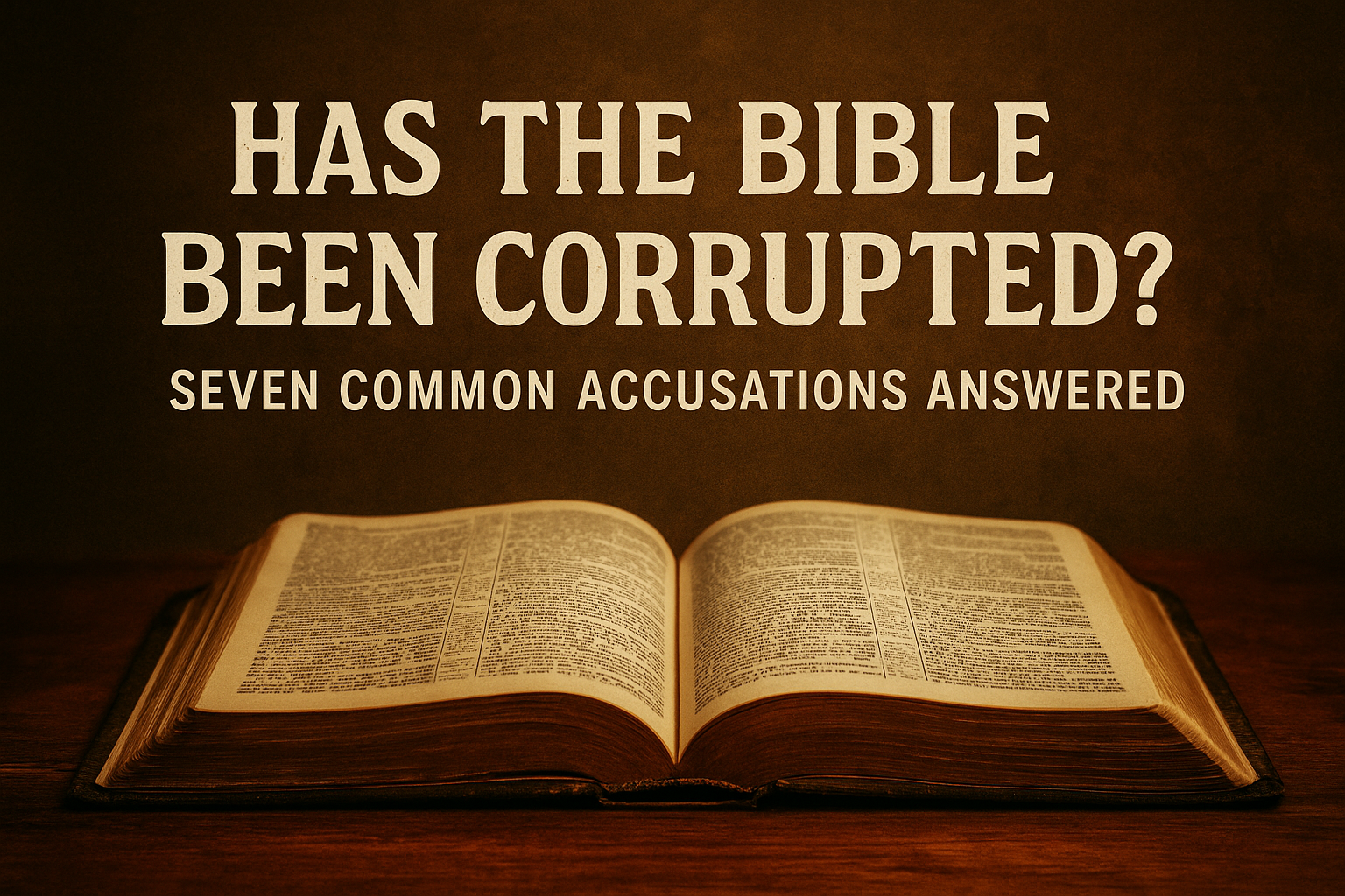 Has the Bible Been Corrupted? Seven Common Accusations Answered