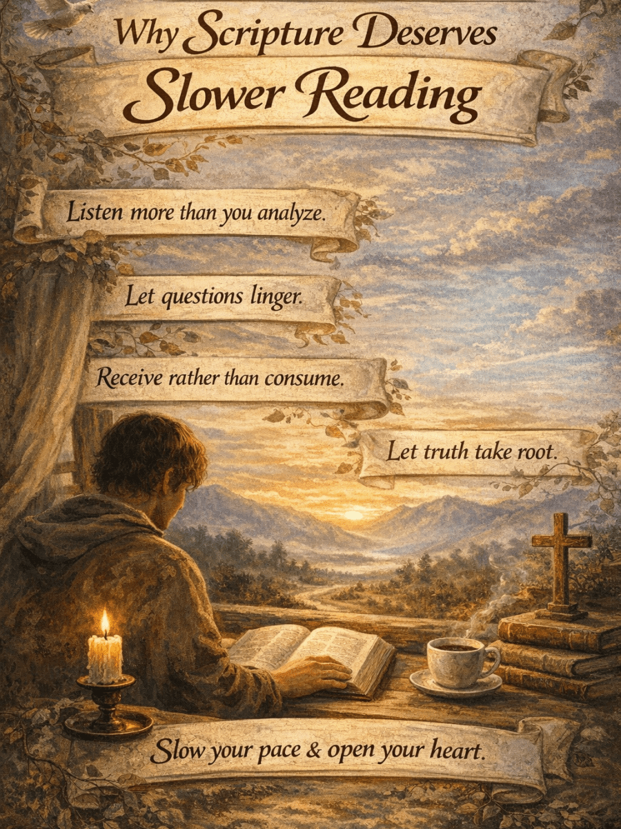 Why Scripture Deserves Slower&nbsp;Reading